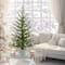 3ft. Pre-Lit Arctic Fir Artificial Potted Christmas Tree, Warm White LED Lights